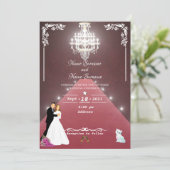 Rode tapijtschelp kaart (Staand voorkant)