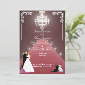 Rode tapijtschelp kaart (Staand voorkant)