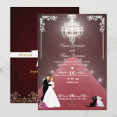 Rode tapijtschelp kaart (Voorkant / Achterkant)