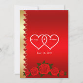 Rode tapijtschelp kaart (Achterkant)