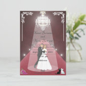 Rode tapijtschelp kaart (Staand voorkant)