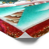 Rode Tara Tibetaanse Godin Poster (Hoek)