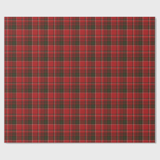 Rode tartan geruit patroon cadeaupapier