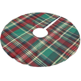 Rode Tartan kerstboom basis Hoesje omhoog Rok