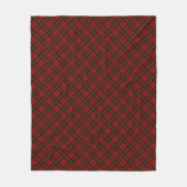 Rode tartan Kerstmis plaid winter feestdagen patro Fleece Deken (Voorkant)
