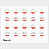 Rode Teacup Envelope Seal & Sticker (Vel)