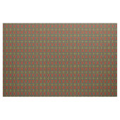 Rode Teal Gele Moderne Etnische Textiel Stamprint Stof (Yard (91,4 cm))