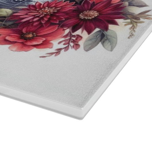 Rode teckels in de tuin snijplank: snijplank (Hoek)