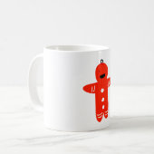 Rode teddybeer vorm ontwerp koffiemok (Voorkant links)