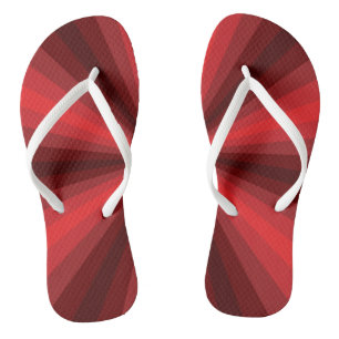 Rode Teenslippers voor optische verlichting
