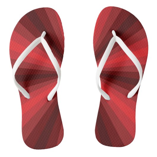 Rode Teenslippers voor optische verlichting (Voetbed)