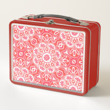 Rode Tegel print lunchbox