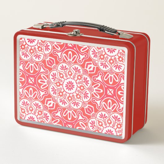 Rode Tegel print lunchbox (Voorkant)