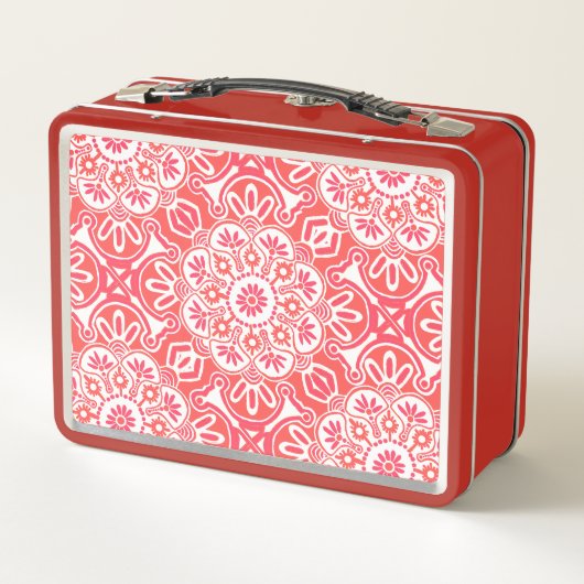 Rode Tegel print lunchbox (Achterkant)