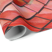 Rode tegels, afbeelding cadeaupapier (Rol Hoek)