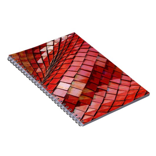 Rode tegels, afbeelding notitieboek (Rechterzijde)