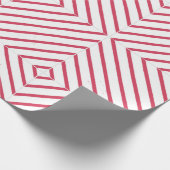 Rode tegels, geometrisch naadloos patroon cadeaupapier (Hoek)