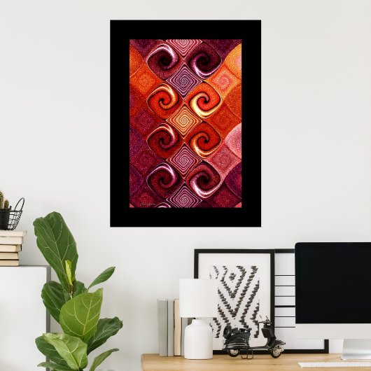 rode tegels poster (Thuiskantoor)