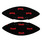 Rode tekst met uitroepende viruszin american football (Panelen)