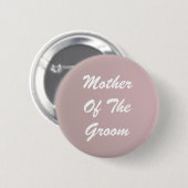 Rode tekst Moeder van de bruidegom Pinback knop Ronde Button 5,7 Cm (Voorkant /achterkant)