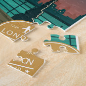 rode telefoon in londen legpuzzel (Zijkant)