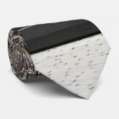 Rode telefooncel in Royal William Yard necktie Stropdas (Opgerold)