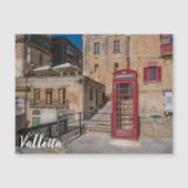 Rode telefooncel in Valletta Malta (Voorkant)