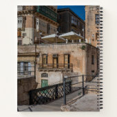 Rode telefooncel in Valletta Malta Notitieboek (Achterkant)