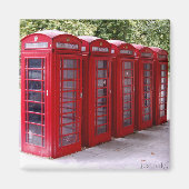 Rode telefooncel magneet (Voorkant)