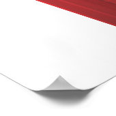 Rode telefooncel poster (Hoek)