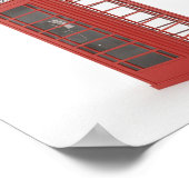  rode telefooncel poster (Hoek)