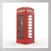  rode telefooncel poster (Voorkant)