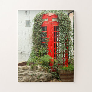 Rode telefoondoos 30-pc legpuzzel