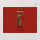  rode telefoondoos briefkaart (Voorkant)