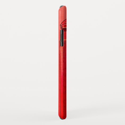 Rode telefoondoos - Brits iPhone XR Hoesje van het (Achterkant/rechts)