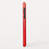 Rode telefoondoos - Brits iPhone XR Hoesje van het (Achterkant/links)