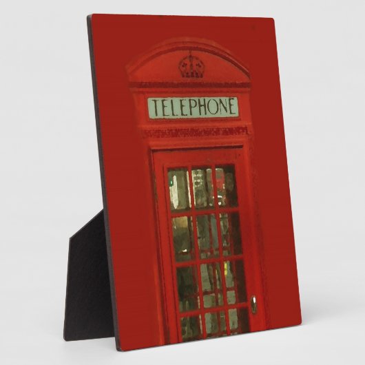  rode telefoondoos fotoplaat (Zijkant)