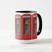 Rode telefoondoos mok (Voorkant rechts)