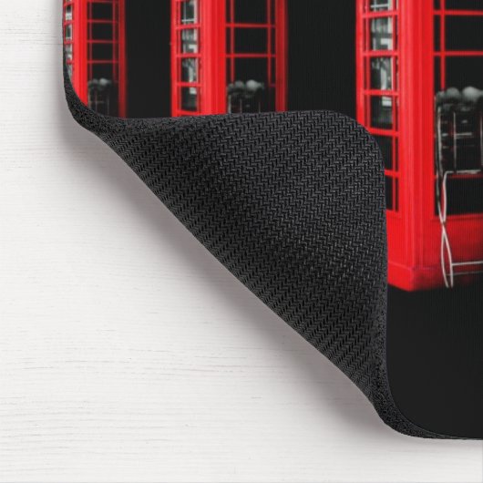 Rode telefoondoos muismat (Hoek)