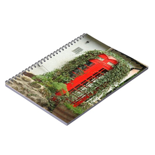 Rode telefoondoos notitieboek (Linkerzijde)