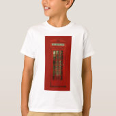  rode telefoondoos t-shirt (Voorkant)