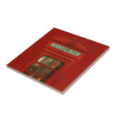  rode telefoondoos tegeltje (Zijkant)