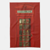  rode telefoondoos theedoek (Verticaal)