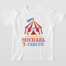 Rode Tent Circus Carnaval Verjaardag Shirt