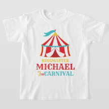 Rode Tent Circus Carnaval Verjaardag Shirt