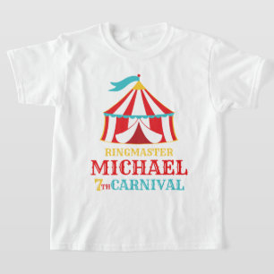 Rode Tent Circus Carnaval Verjaardag Shirt
