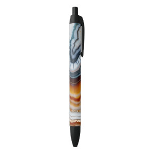 Rode Terracotta Witte Zwarte Blauwe Gouden Agate G Inkt Pen
