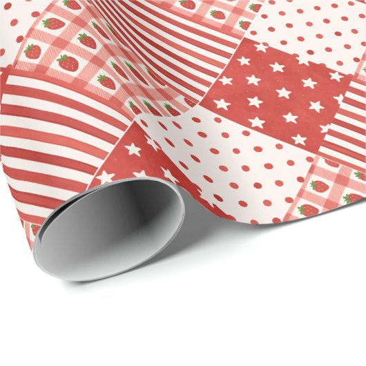 Rode Textures Cadeaupapier (Rol Hoek)