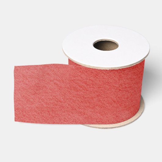 Rode Textuur Kerst Grosgrain Lint (Spoel)