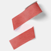 Rode Textuur Kerst Grosgrain Lint (Achterkant)